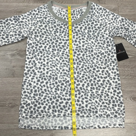 NWT Cuddl Duds Sweater Knit Pajama Top and Jogger Pant Set Leopard Print XS - Picture 4 of 15